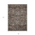 8' X 10' Dark Brown Brown And Taupe Oriental Washable Indoor Outdoor Area Rug