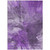 10' X 14' Purple Lilac And Eggplant Abstract Washable Indoor Outdoor Area Rug