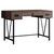 23.75" x 47.25" x 30.75" Brown Black Particle Board Hollow Core Metal Computer Desk - 4512839654973
