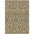 9' X 12' Brown Beige And Tan Geometric Washable Indoor Outdoor Area Rug