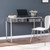 Black And Silver Writing Desk - 808230103429