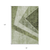 8' X 10' Olive Green And Artichoke Green Geometric Washable Indoor Outdoor Area Rug
