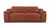 Homeroots Living Room 86" Camel Brown Genuine Leather Reclining Sofa, Motorized Recliner