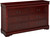 57" Brown Solid Wood Double Dresser