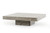 Homeroots Furniture 43" Gray Concrete Modern Square Coffee Table