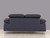 Homeroots Living Room 31" Navy Blue Genuine Italian Leather Loveseat, Navy Blue, Solid Wood Frame
