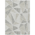 10' X 14' Taupe Brown And Beige Geometric Washable Indoor Outdoor Area Rug