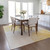 8' X 10' Gold And Ivory Abstract Washable Indoor Outdoor Area Rug