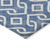 9' X 12' Blue And Ivory Geometric Washable Indoor Outdoor Area Rug