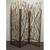 Homeroots Home Decor Brown Wood Tree Screen, 3 Panel, 1 Inch x 58 Inch x 70 Inch