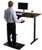 Black on Black 45" Bamboo Dual Motor Electric Office Adjustable Computer Desk - 808230003699