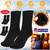 3 Pairs Men Warm Wool Socks Soft Cozy Winter Thermal Socks 