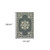9' X 13' Grey Oriental Stain Resistant Indoor Outdoor Area Rug - 606114582908