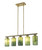 Homeroots Lighting Monet 5-Light Pendant, Brass Finish