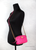 Versace Small Quilted Fuchsia Leather Chain Camera Crossbody
