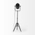 Homeroots Lighting 61" Black Movie Set Floor Lamp