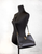 Versace Virtus Small Black Leather Hobo Shoulder Crossbody Bag