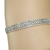 Sexy Women Chain Choker Side Slit Backless Slip Dress 