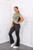 High Waisted Cargo Flare Pants