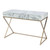 Faux Marble Writing Desk with Storage - 808230103436