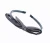 Skinny Leatherette Headband w/ Large Double Bow