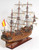 Homeroots Outdoor Sailboat Model with Chrome and Brass Fittings, Scale 1:100