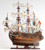 Homeroots Outdoor Sailboat Model with Chrome and Brass Fittings, Scale 1:100