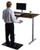 Homeroots Office Premier 45" Gray Dual Motor Electric Adjustable Standing Desk