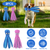 2Pcs Squeaky Dog Toys No Stuffing Crinkle Plush Octopus Dog Teething Toy