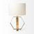 Gold Geometric Design Table Lamp - 808230023857