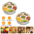 2Pcs Divided Serving Tray 