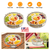 2Pcs Divided Serving Tray 