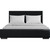 Black Upholstered King Bed Frame