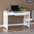 Transistional Creamy White Writing Desk - 808230103719