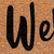 24" X 36" Black Natural And White Halloween Halloween Welcome Outdoor Coir Door Mat
