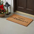 24" X 36" Brown And Black Christmas Merry Christmas Outdoor Coir Door Mat