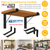 2Pack Wall Mounted Shelf Bracket 