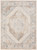 4' X 6' Ivory And Blue Geometric Area Rug