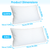 2 Pack Shredded Memory Foam Pillows Adjustable
