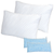 2 Pack Shredded Memory Foam Pillows Adjustable
