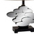 Homeroots Lighting Beautiful Bronzed Table Lamp with Glass Accents, Bronzed Finish