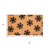 24" X 36" Brown And Black Christmas Snowflake Outdoor Coir Door Mat