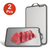 2Pcs Double Sided Cutting Board 