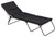Premium Black Steel Black Cushion Chaise Lounge - 4512822896595