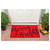 36" X 72" Red And Black Christmas Merry and Bright Outdoor Coir Door Mat
