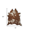 6' X 7' Brown And White Cowhide Handmade Area Rug