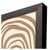 Organic Abstracts Dark Brown Framed Wall Art