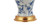 24" Gold Urn Table Lamp With Empire Shade