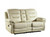 Homeroots Furniture 44" Comfortable Beige Microfiber Console Loveseat, Beige