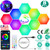 8Pcs Hexagon Light Panels RGBW Colorful Splicing Wall Lamps 